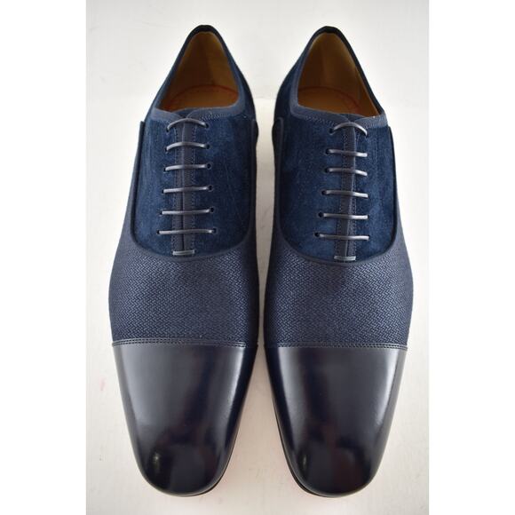Christian Louboutin Greggo Flat Marine Blue Lace Up Oxford Dress Loafer 46 13 main image 9